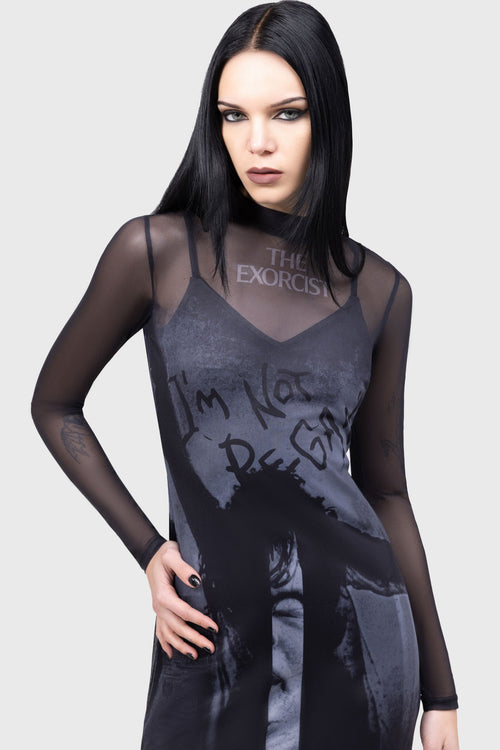 Killstar Do You Know What She Did? Maxi Dress Black