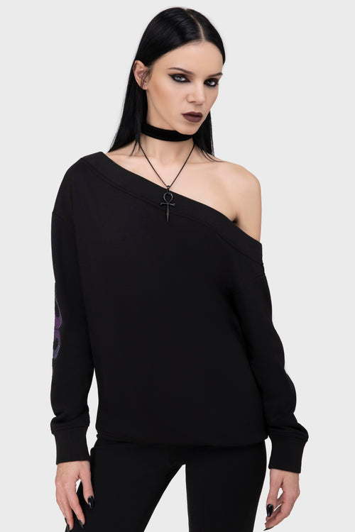 Killstar Dreadwood Sweatshirt Black