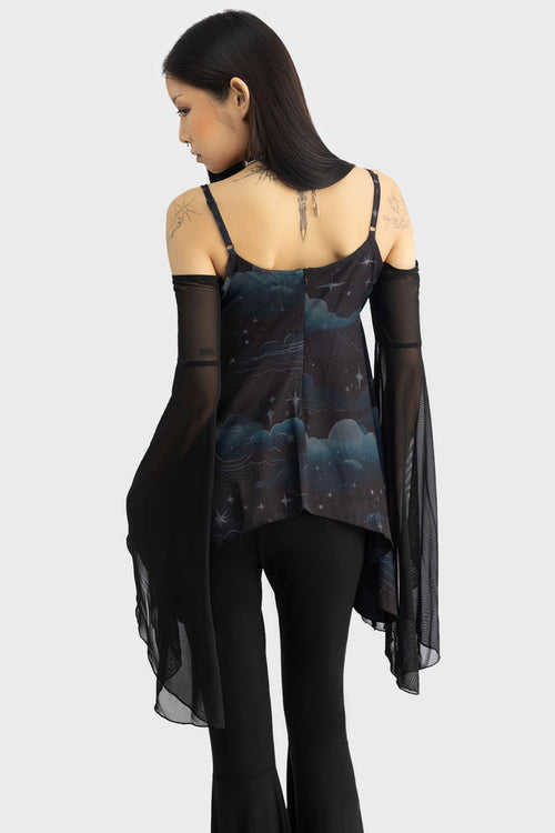 Killstar Dreamanicon Tunic Top Black