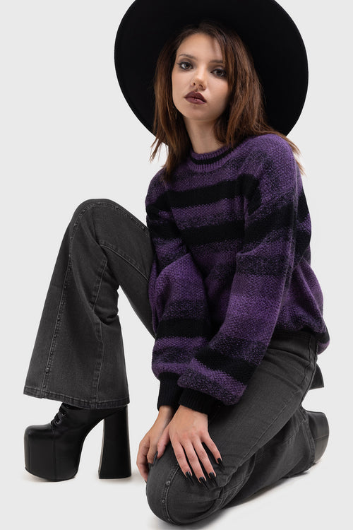 killstar Dusk Dyed Jeans Black