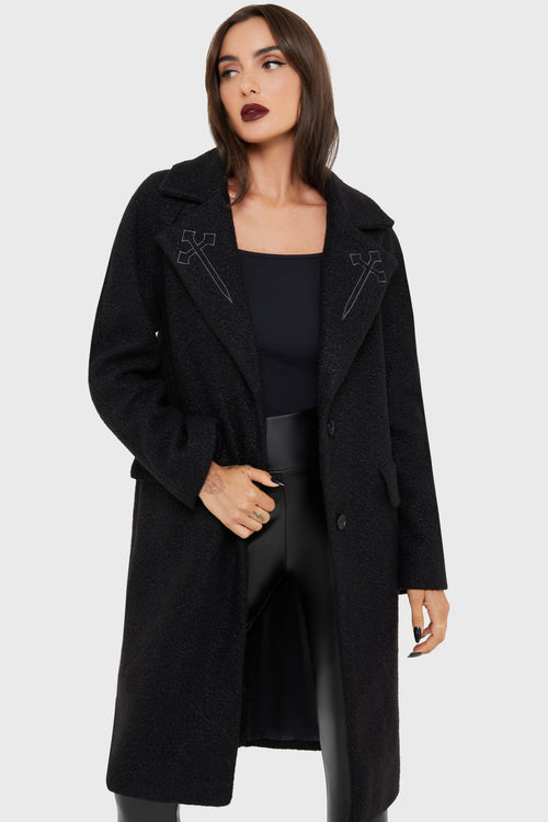 Killstar Duskmourn Coat Black