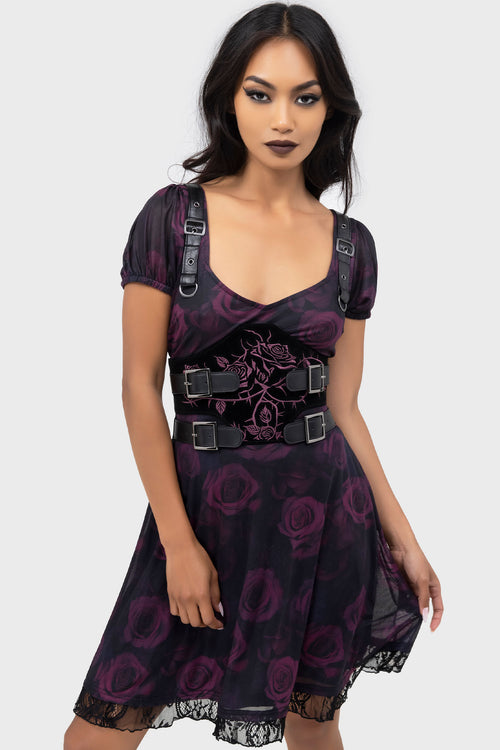 Killstar Ebonrose Dress Black