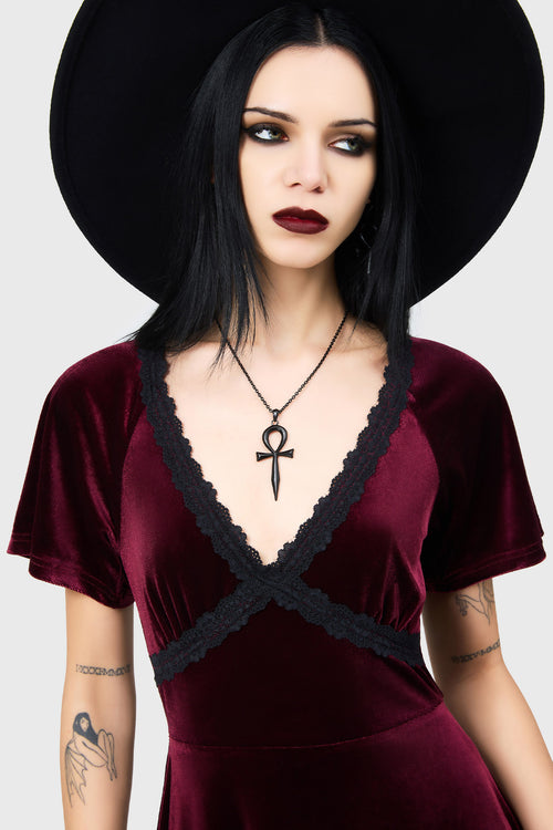 Killstar Echelia Dress [RED] Red