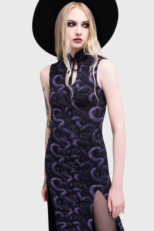 Killstar Eerie Pythia Dress Purple