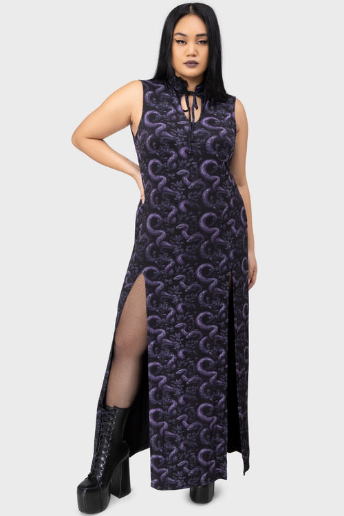Killstar Eerie Pythia Dress Purple
