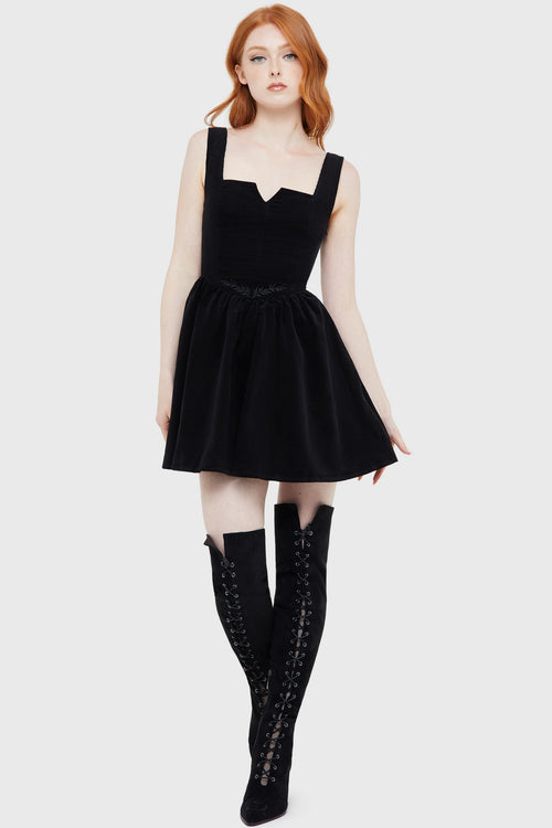 Killstar Elderroot Mini Dress [BLACK] Black