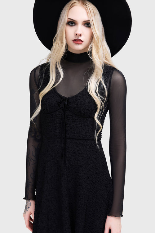 Killstar Enchanted Fang Dress Black