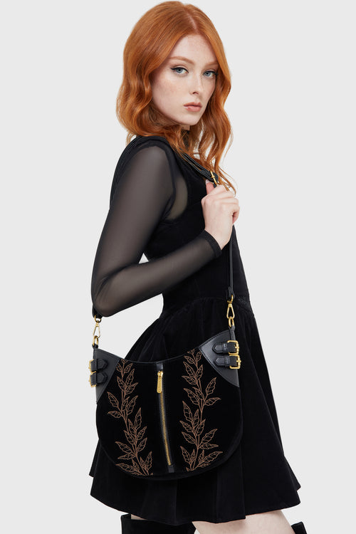 Killstar Enchanted Fern Bag Black