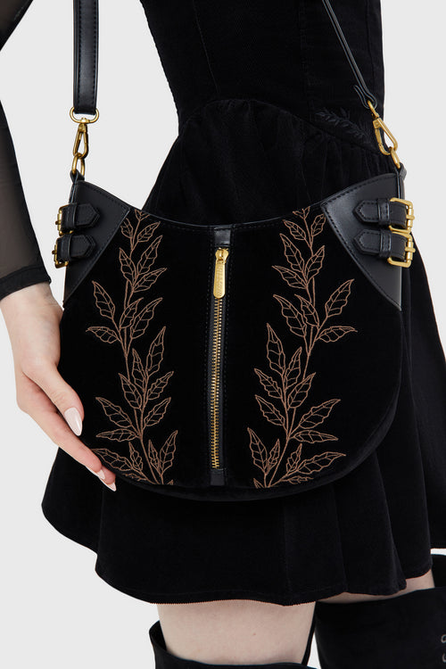 Killstar Enchanted Fern Bag Black