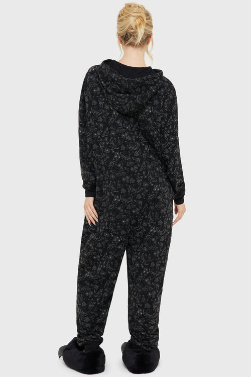Killstar Enchantors Embrace Onesie Black/Grey