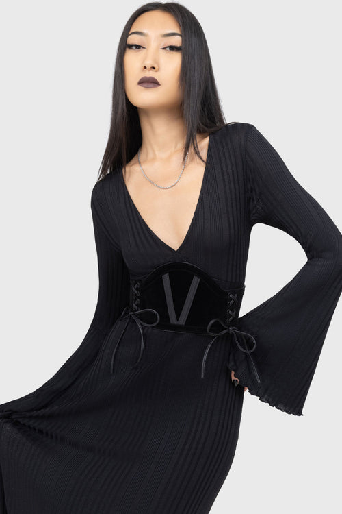 Killstar Endless Night Maxi Dress Black