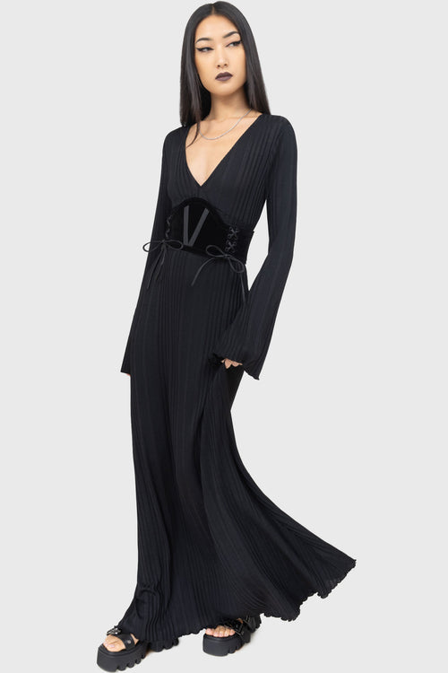 Killstar Endless Night Maxi Dress Black