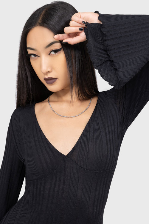 Killstar Endless Night Maxi Dress Black