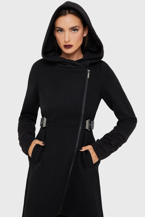 Killstar Eternal Coffin Coat Black