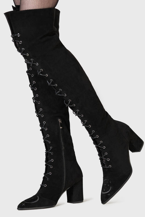 Killstar Evening Hill Boots Black