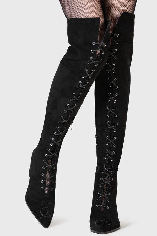 killstar Evening Hill Boots Black