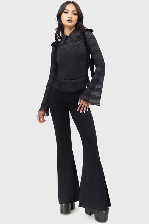 Killstar Fallen Light Top Black