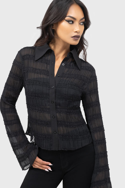 killstar Fallen Light Top Black