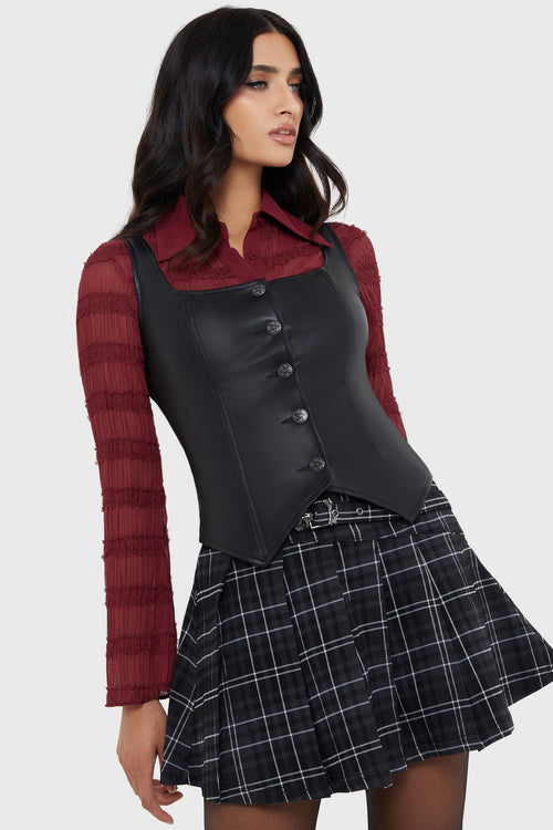 Killstar Fallen Light Top [RED] Red