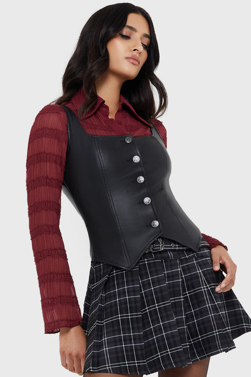 Killstar Fallen Light Top [RED] Red