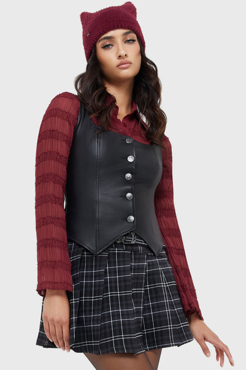 killstar Fallen Light Top [RED] Red