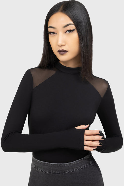 Killstar Fallen Night Bodysuit Black