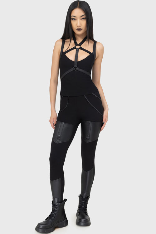 Killstar Fallen World Leggings Black