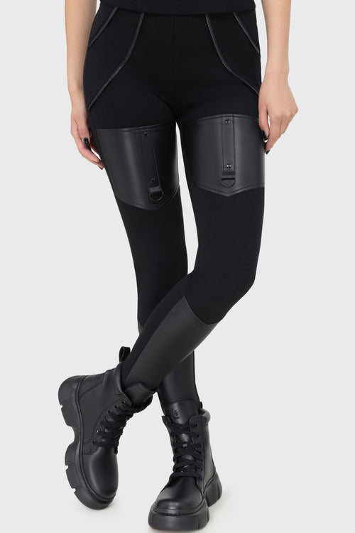 Killstar Fallen World Leggings Black