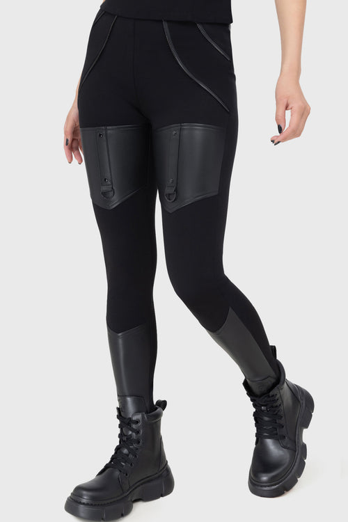 killstar Fallen World Leggings Black