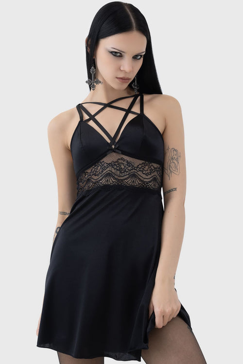 Killstar Fiend Slip Black