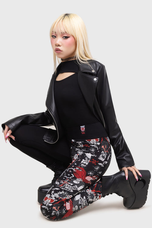 Killstar Fighting Crime Leggings Multi