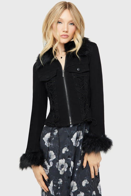 Killstar Gloom Mist Jacket Black