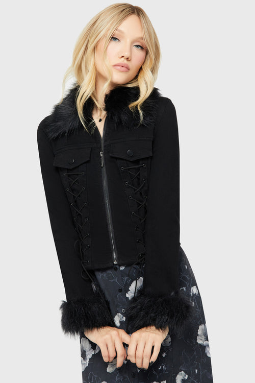 killstar Gloom Mist Jacket Black