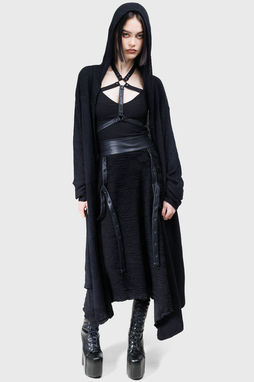 Killstar Gloomara Skirt Black
