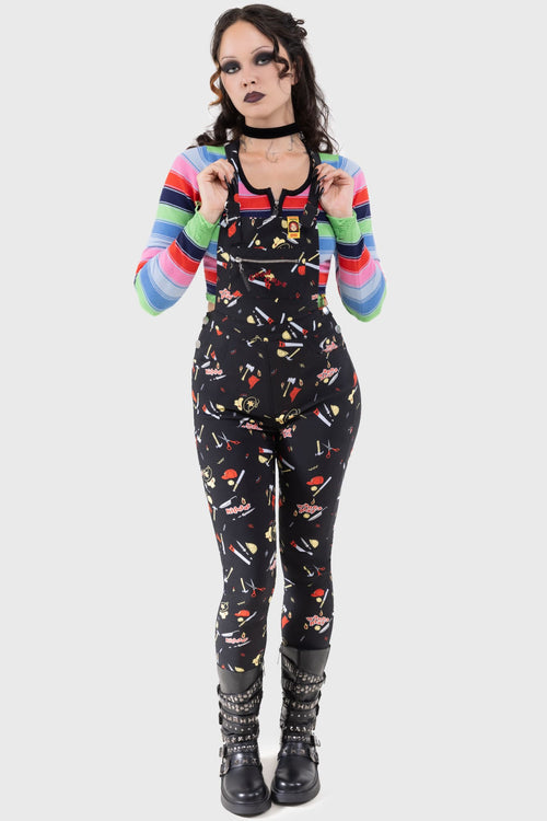 Killstar Good Guys Finish Last Knit Top Multi