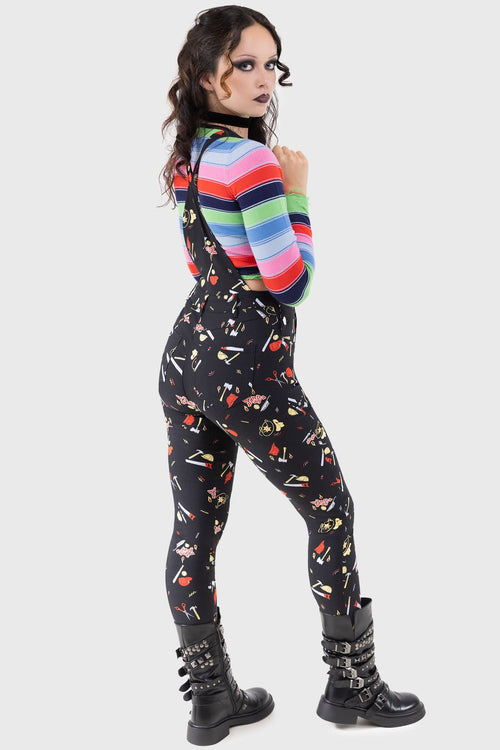 Killstar Good Guys Finish Last Knit Top Multi