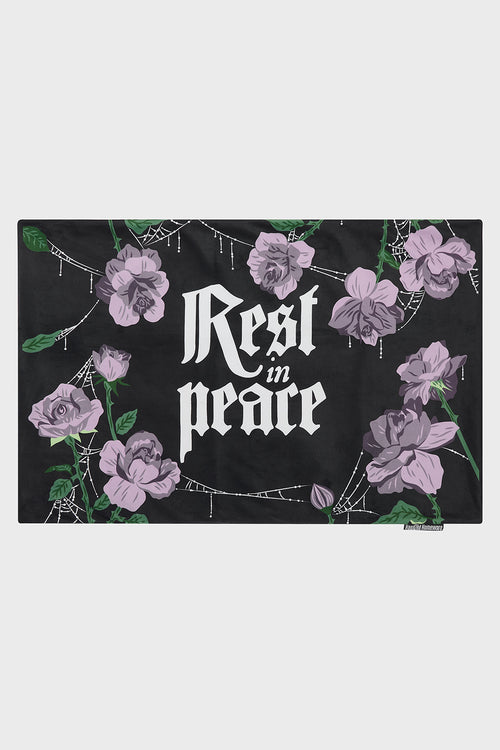 Killstar Grave Bloom Pillowcases Black