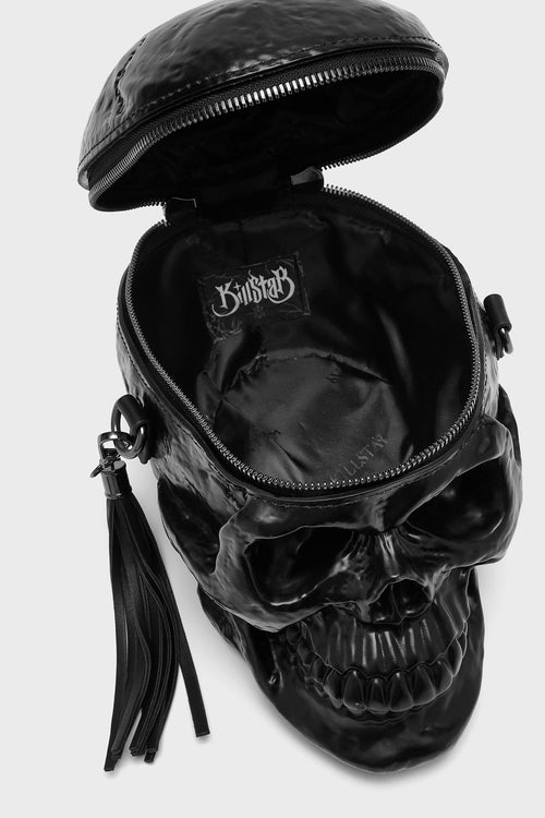 Killstar Grave Digger Skull Handbag [B] Black