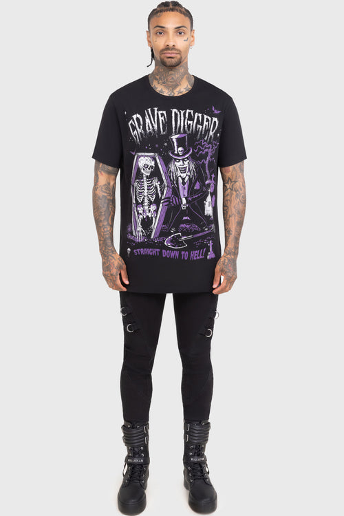 Killstar Grave Digger T-Shirt Black