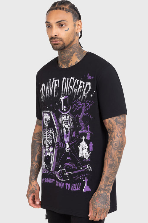 Killstar Grave Digger T-Shirt Black