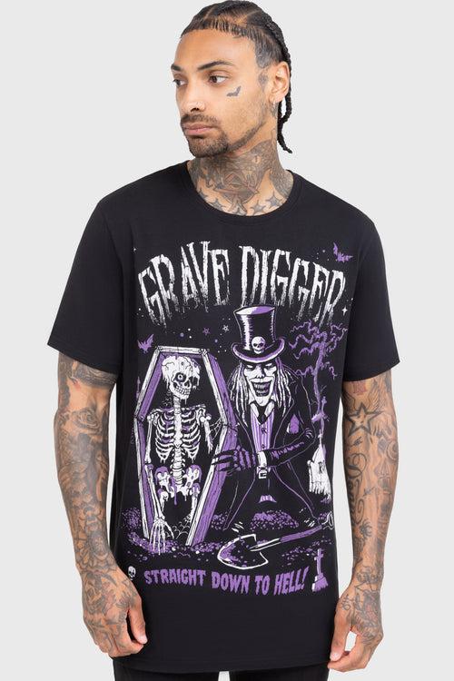 killstar Grave Digger T-Shirt Black