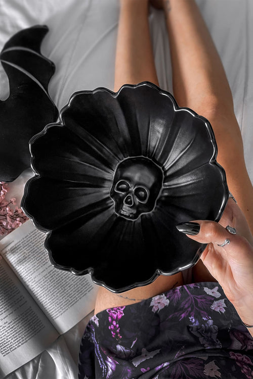Killstar Grim Blossom Bowl Black
