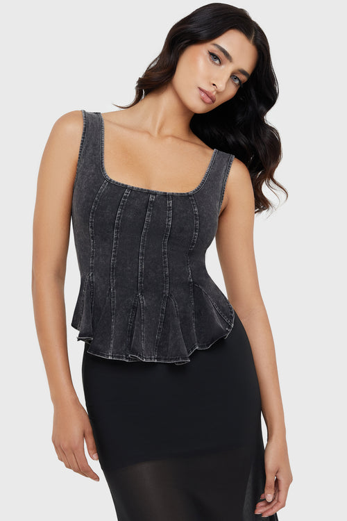 Killstar Grim Fang Top Black