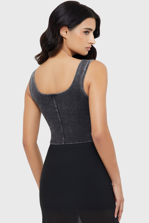 Killstar Grim Fang Top Black