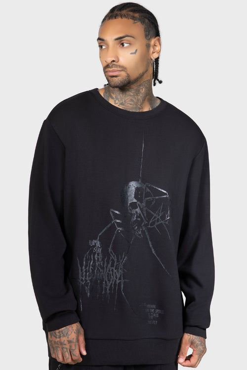 Killstar Hallowshade Sweatshirt Black