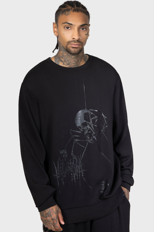 killstar Hallowshade Sweatshirt Black