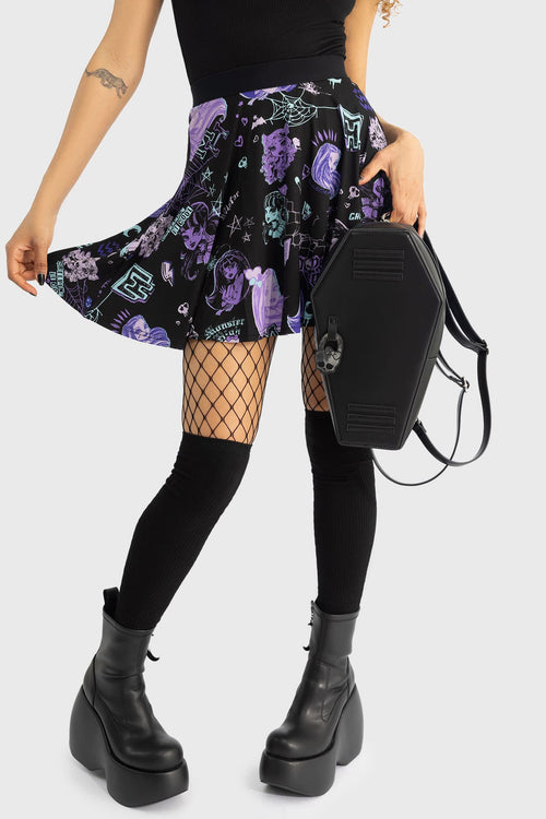 Killstar Haunt It Mini Skirt Multi