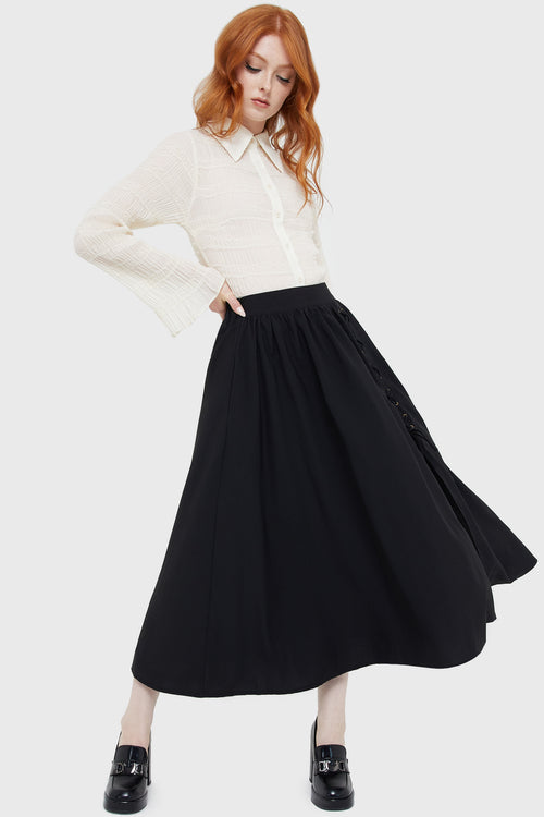Killstar Haven Hollow Skirt [BLACK] Black