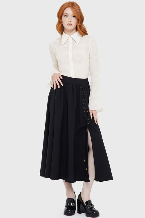 killstar Haven Hollow Skirt [BLACK] Black