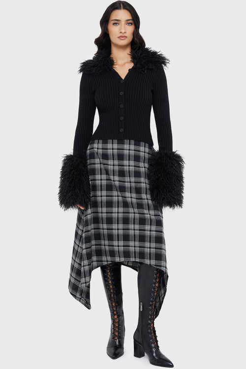 killstar Hazeveil Cardigan Black